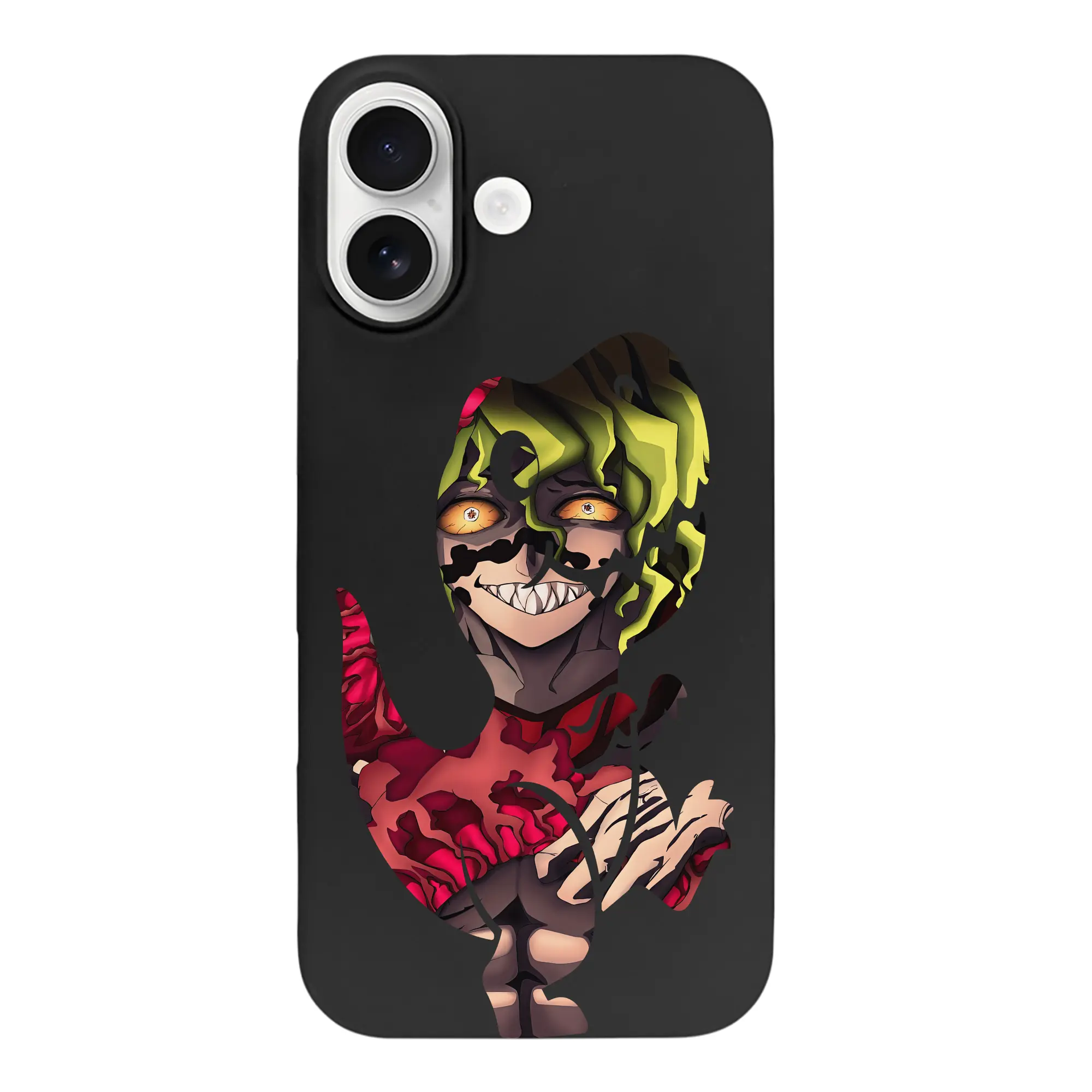 鬼滅の刃 グッズ,妓夫太郎 - iPhone 17 シリーズ シリコンケース 薄型 耐衝撃 指紋防止 ソフトタッチカバー 精密フィット 傷防止 保護ケース iPhone 17/17 Air/17 Pro/17 Pro Max 対応